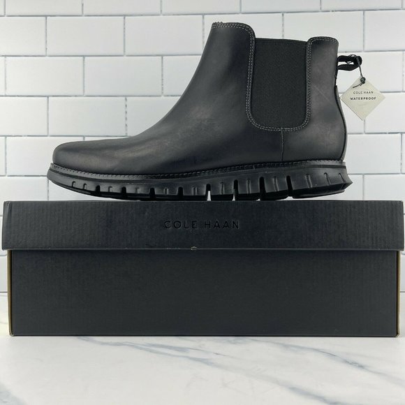 Cole Haan Other - COPY - Cole Haan Zerogrand Size 10 Wide Mens Chelsea Waterproof Black Leather B…